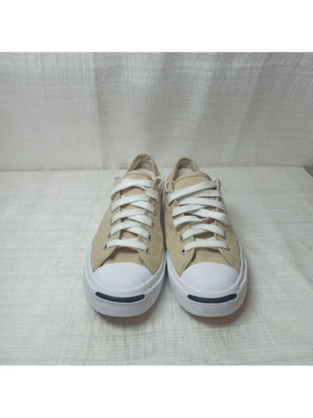 CONVERSE Jack Purcell Low Oat Milk Beige Canvas Shoes A11569C Mens 6.5 Womens 8